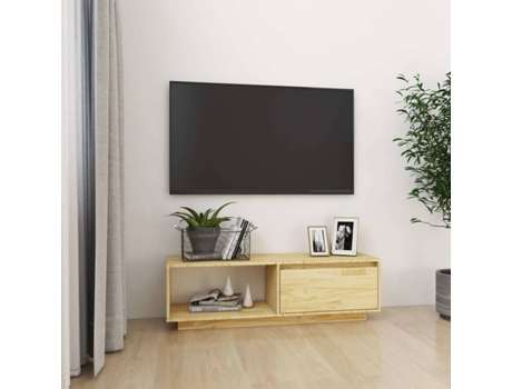 Mueble para la televisión VIDAXL Marrón Madera (110x30x33.5 cm)