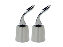Ferramenta Rolhas de Garrafa Domésticas Aço Inoxidável Dois Pacotes Caixa Cor Lixar Dupla Proteção Vinho com Silicone Rolha Cober