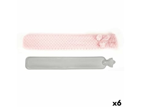Bolsa de Agua Caliente Rosa Plástico 2 L (6 Unidades)