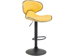 DUDECOR Taburete Alto Horten Amarillo