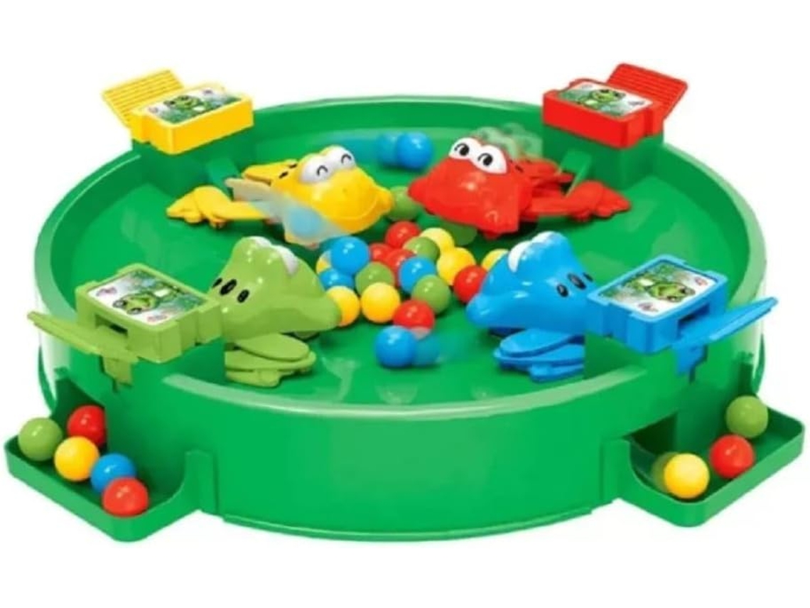 Juego de rana hambrienta, juguete competitivo para comer pelotas para 4 jugadores, Gokoco