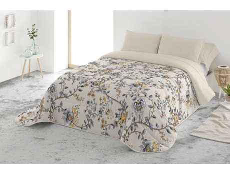 EDREDON ESTAMPADO CAMA 150 MICROFIBRA POLIÉSTER FABRICADO EN ESPAÑA AFNAN TOFU NATURALS