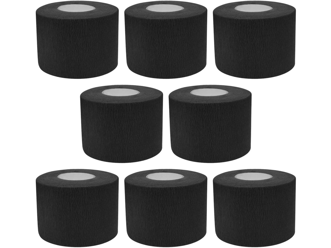 8 Pièces Barber Neck Strips Noir Jetables Bandes Adhésives De Protection Para Cuellope De Cheveux Pa...