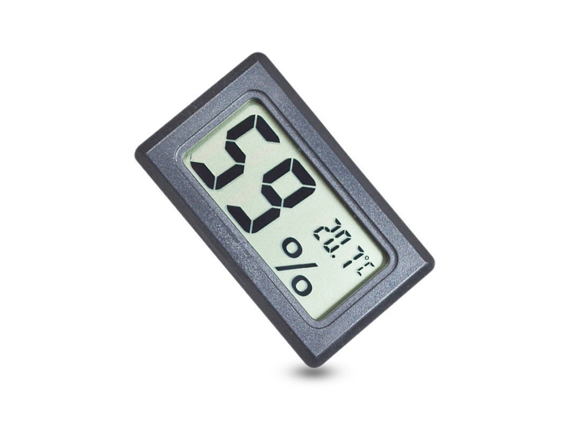 5 Termómetros Higrómetros Digitales Lcd Inalámbricos Mini Para Reptiles Con Sonda Integrada