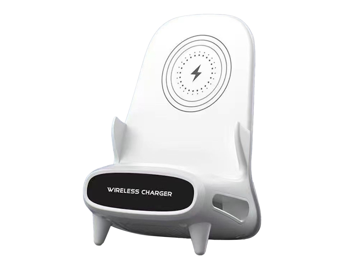 Soporte De Carga Inalámbrica Para Teléfonos Móviles Con Base Estable Y Ángulo Ideal Para El Dormitorio, La Oficina Y Los Viajes.
