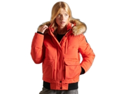 Abrigo SUPERDRY Poliéster Mujer (36 - Naranja)