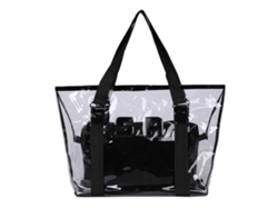 Bolso De Hombro Lujo Pvc Transparente Con Letras Para Mujeres Y Niñas