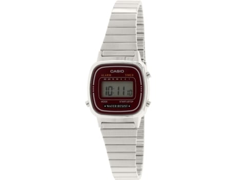 Reloj CASIO Mujer (Resina - Plateado)