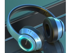 Auriculares inalámbricos supraaurales, ligeros, graves profundos y plegables.