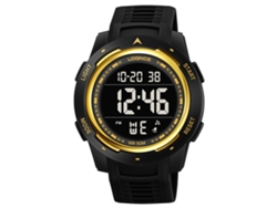 (oro Negro) Elegante Reloj Deportivo De Pantalla Única, Reloj De Pulsera Electrónico Luminoso Para Uso En Exteriores.
