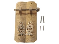 Tiradores De Latón Antiguo Para Armarios, De Estilo Retro Con Motivos Decorativos Orientales.