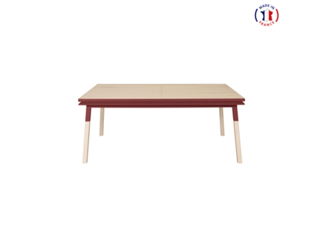 Mesa de Comedor Rectangular MON PETIT MEUBLE FRANÇAIS sin Extensión (Tabaco de Ruca - Madera - 140 x 76 x 90 cm)