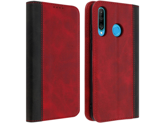 Funda Huawei P30 Lite AVIZAR Wallet Rojo