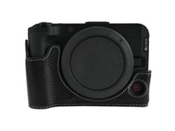 Base para cámara Canon Eos R50 V compatible con funda protectora de piel de vaca auténtica Facpoet
