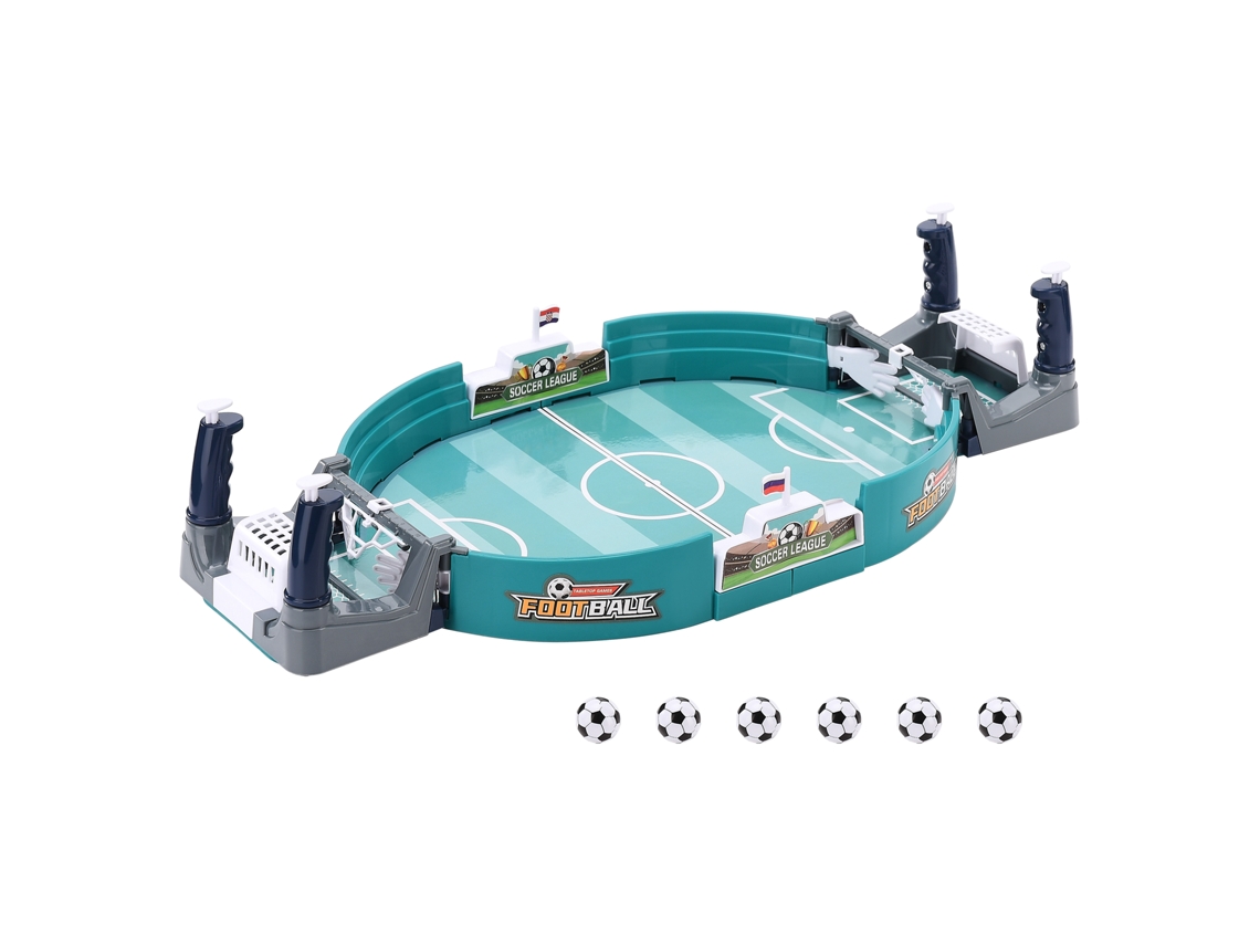 -juego De Fútbol De Mesa Pinball Soccer Verde Tamaño M Plástico Seguro Interactivo Educativo Con 6 Pelotas Regalo De Fiesta