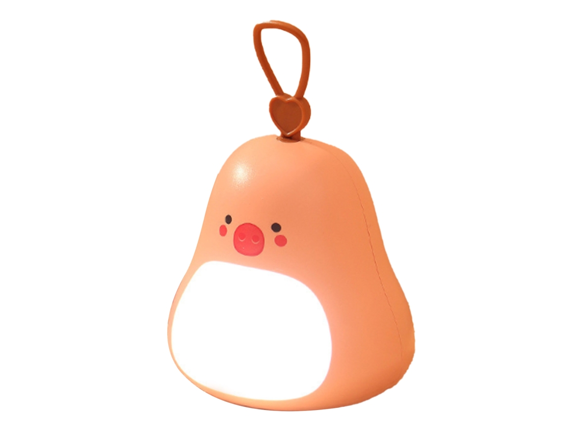 Yncm2026-lámpara De Noche De Pera Con Carga Usb 3 Niveles De Brillo Decoración Bonita Para Niños Dormitorio Rosado