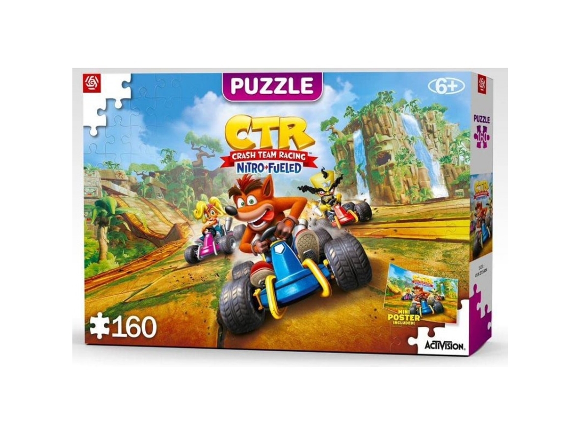 Puzzle GOOD LOOT Kids: Crash Team Racing Nitro-Fueled (Edad Mínima Recomendada: 7 años - 160 Piezas)