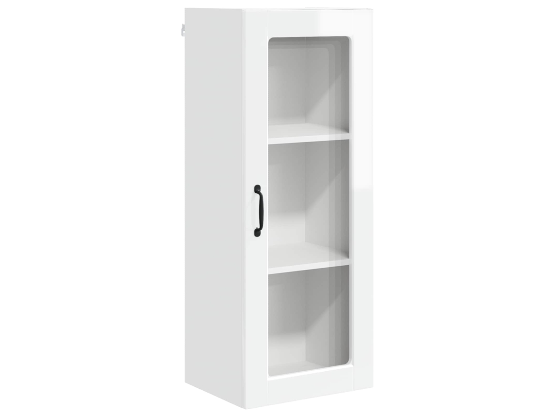 Mueble de cocina con puerta, blanco brillante, 40x31x100 cm, MAISON EXCLUSIVE