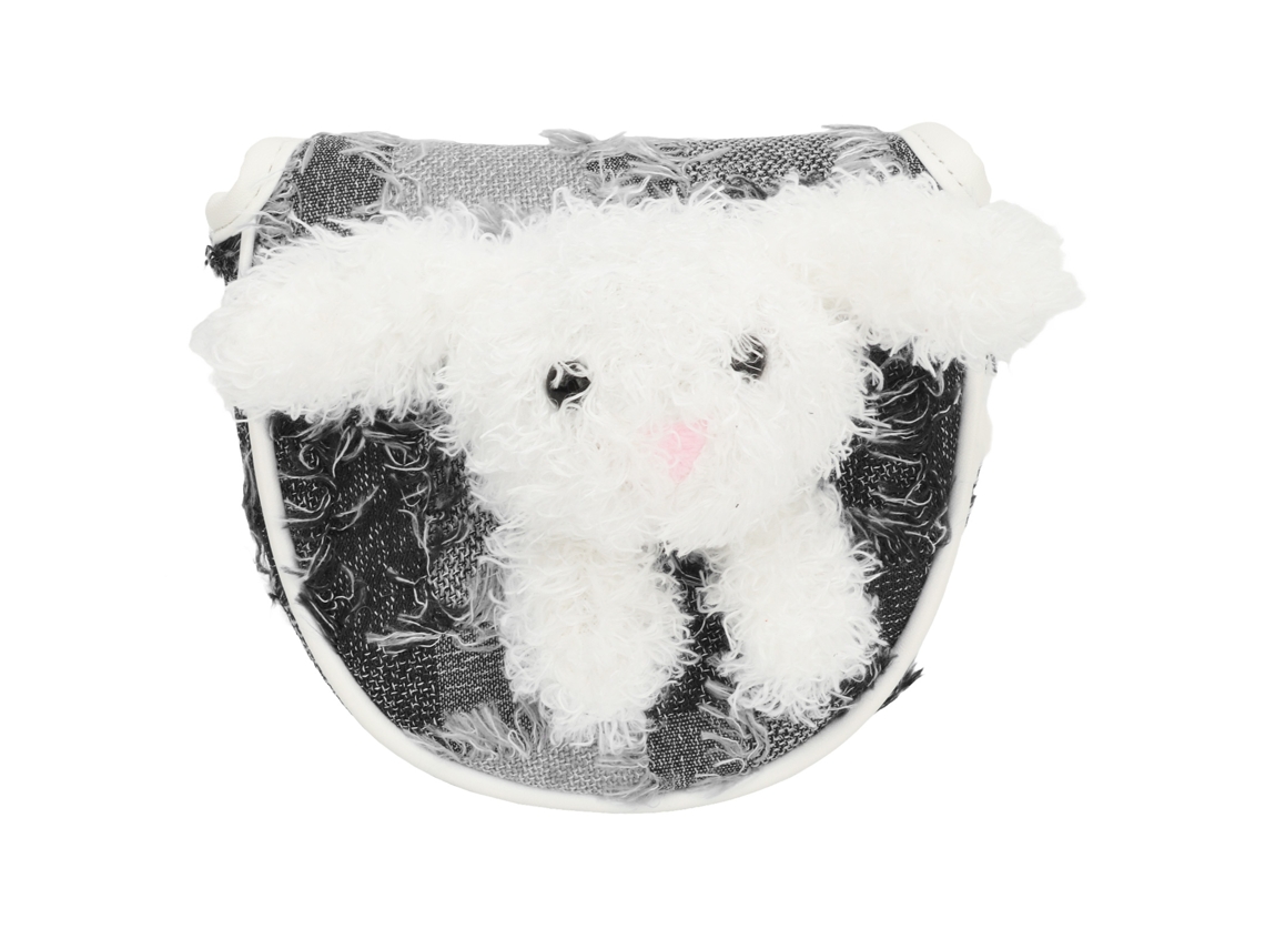 2026-cubre De Golf Cute Con Imán Protector Funda Con Pelusa Gruesa Y Diseño De Conejo Negro