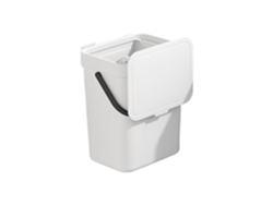 Cubo De Basura Para Armario De Cocina De 3 5 L Con Tapa, Contenedor De Residuos Con Asa Y Doble Abertura Para