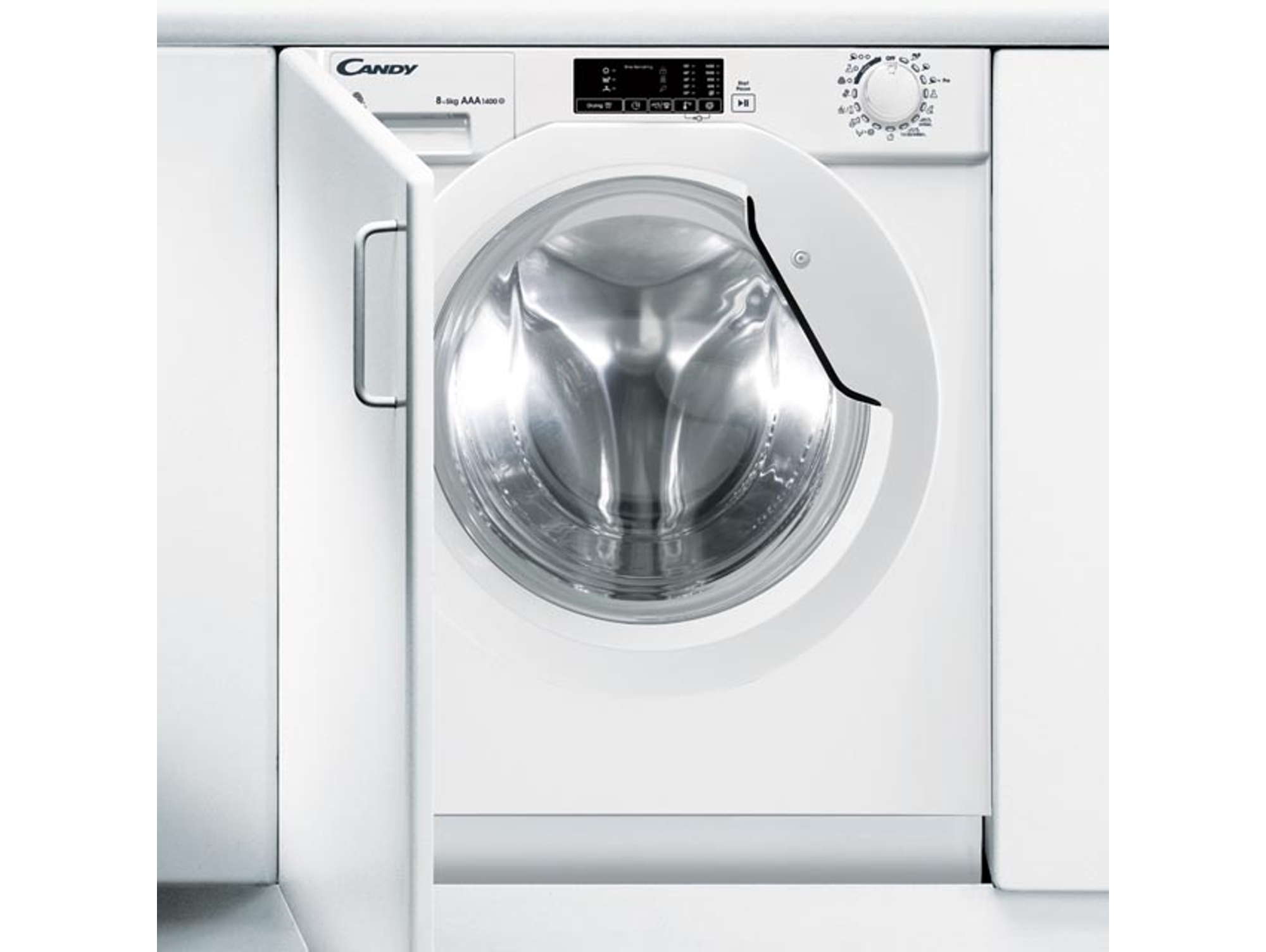 Lavasecadora integrable CANDY CBWD 8514D (5/8 kg - 1400 rpm - Blanco)