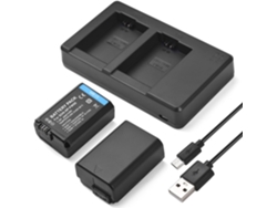 Kit Completo De Cargador De Baterías Para Cámara Con Dos Baterías De 7,4 V.