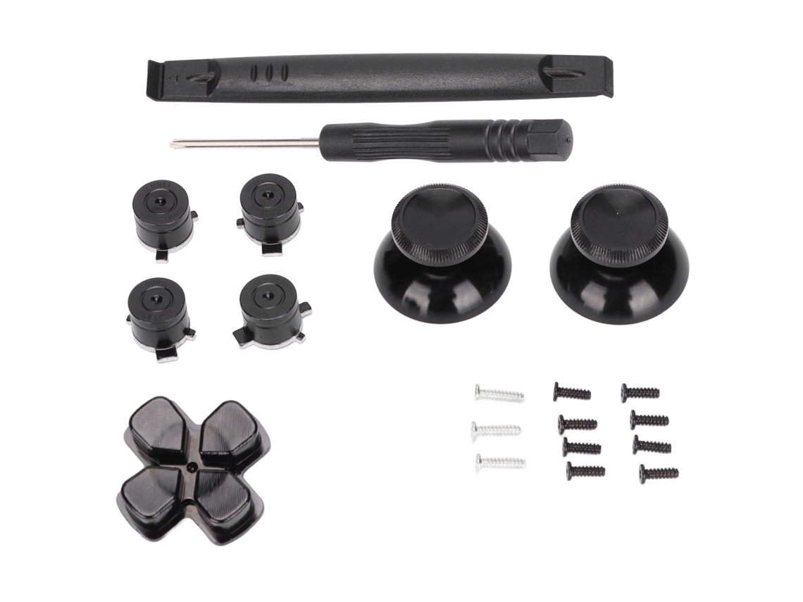 Botones ABXY de aleación de aluminio para mando, joystick y teclas de Playstation 5 Kofihety