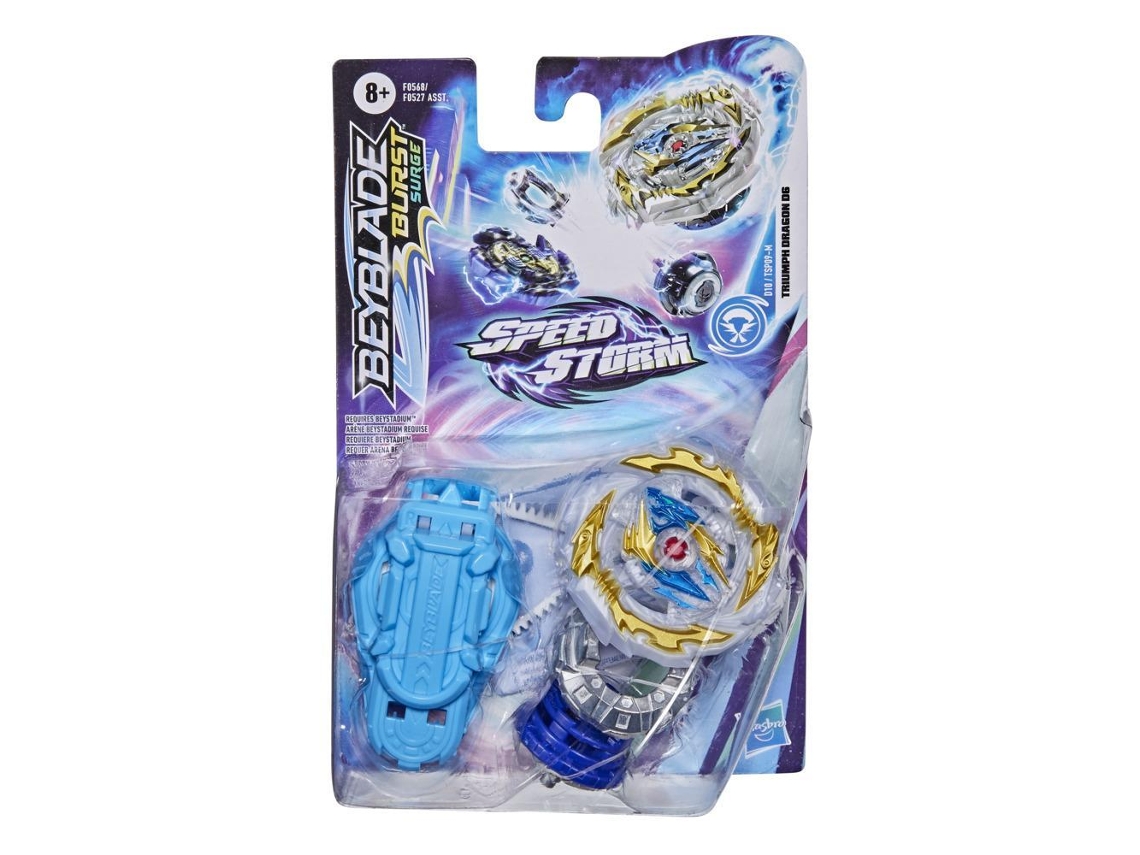 Peonza y lanzador SpeedStorm - Triumph Dragon D6 HASBRO