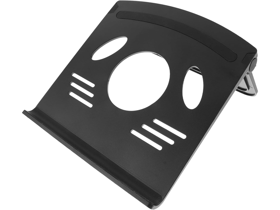 Soporte Para Portátil Negro, Ajustable En Altura Y Ángulo.