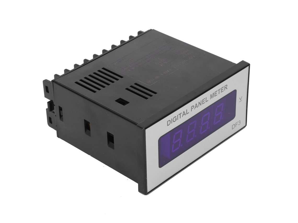 Omni-medidor Digital De Panel Berm Df3 3 1/2 Dígitos Para Corriente Y Voltaje Dc200v