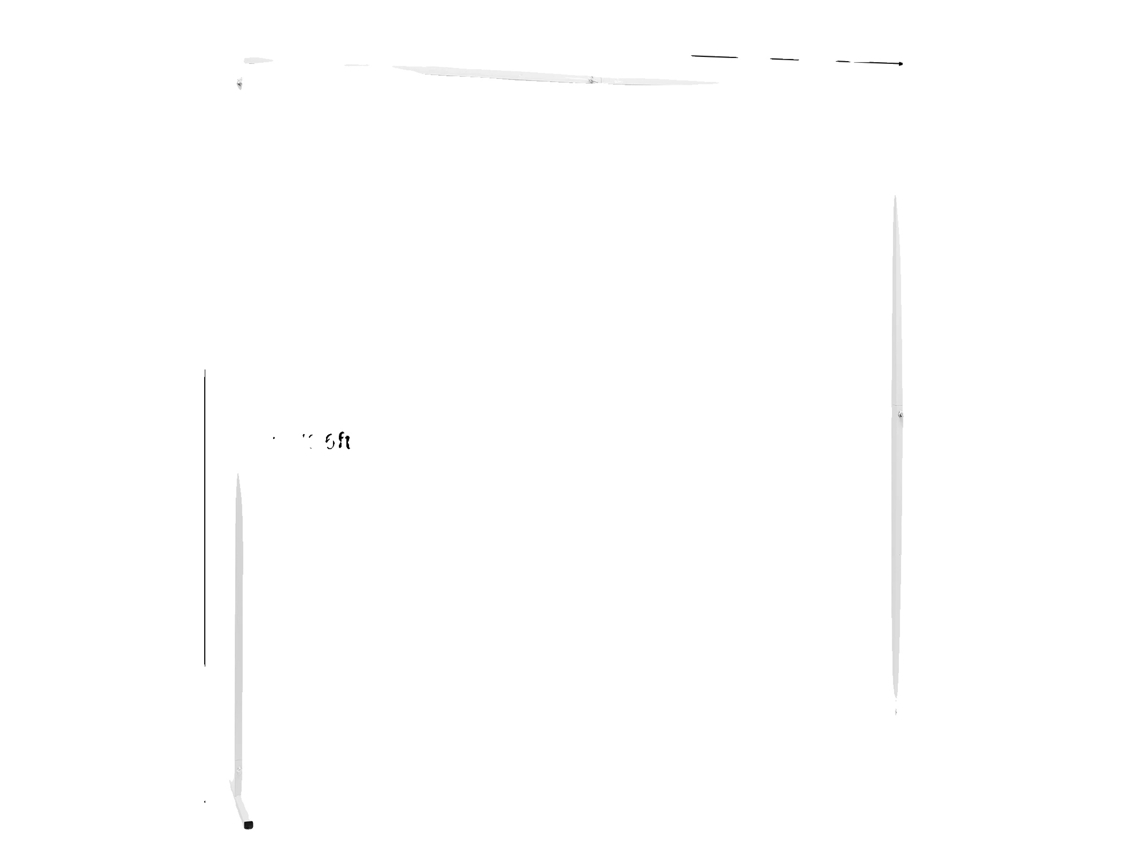 Soporte de fondo, altura ajustable, construcción metálica robusta, 2,2 m, XL OEM