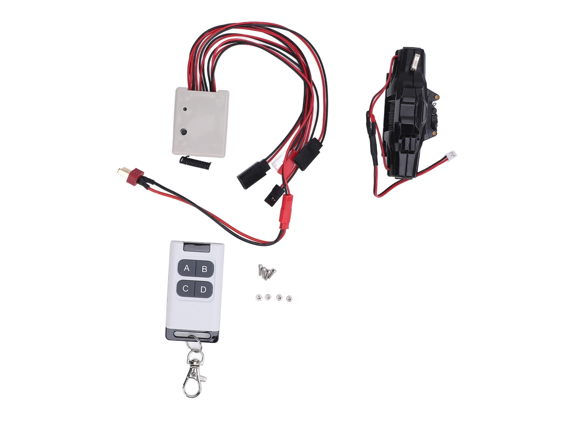 Ymsl Guindaste Para Coche Rc Con Control Remoto Aluminio 12-15lbs Sistema De Control Para Crawler 1/10 1/8 Hxl