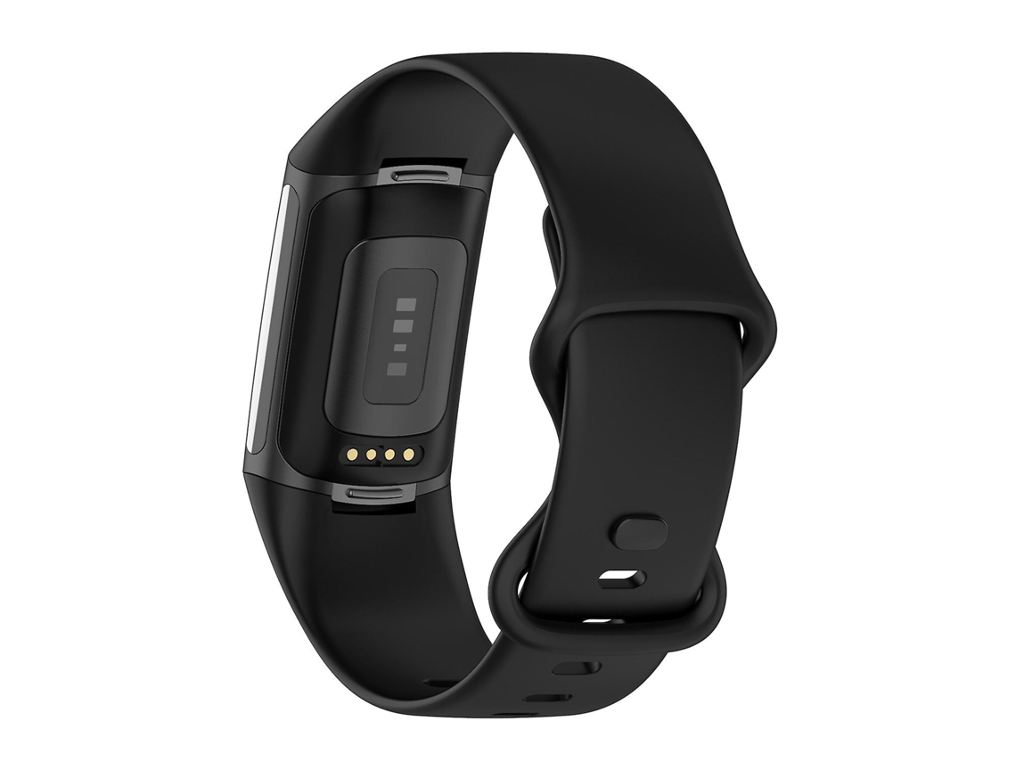 Correa de repuesto de TPU suave para reloj inteligente Fitbit Charge 5 Ly Ebike (grande)