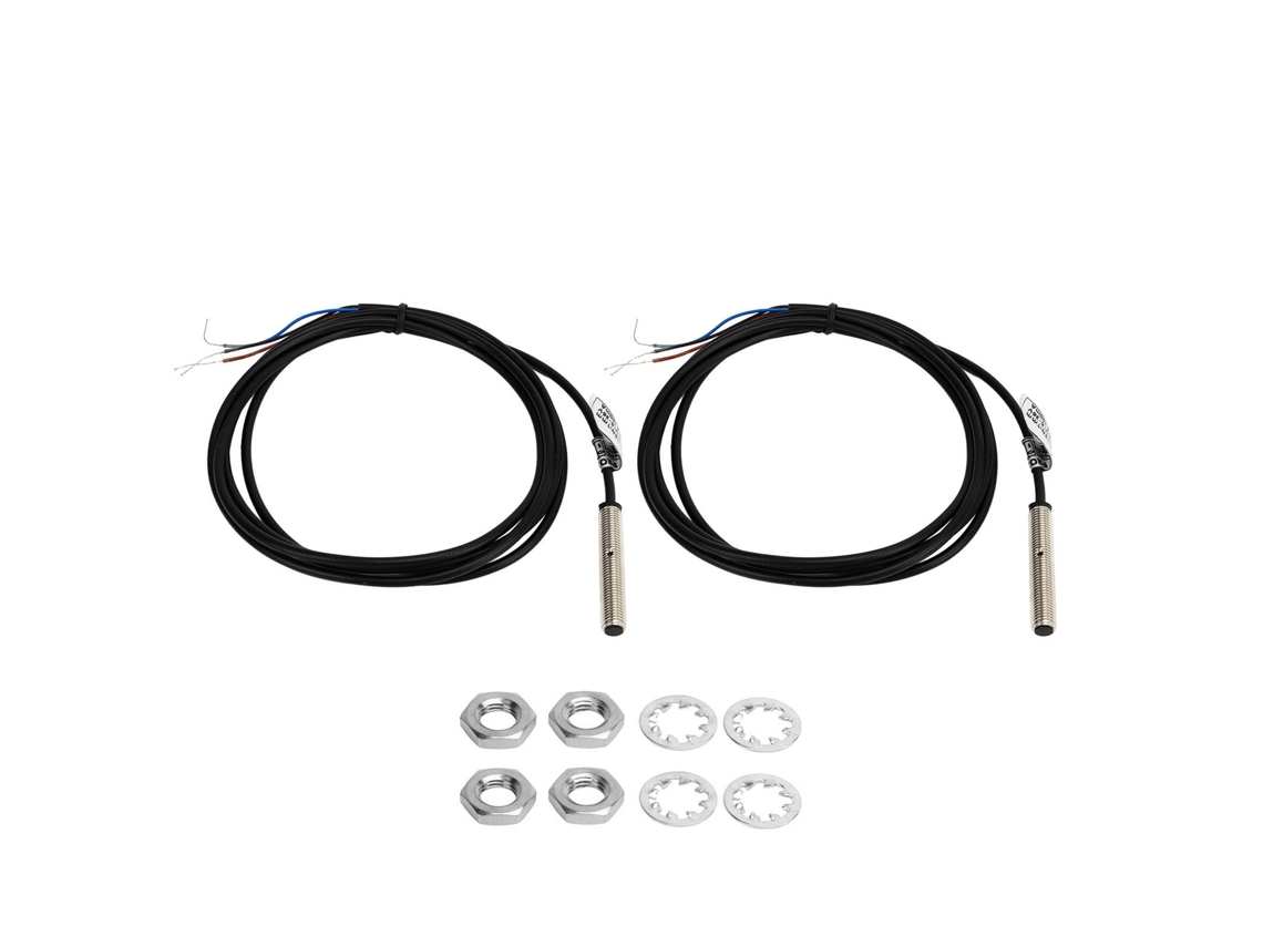 Juegos De Sensores De Proximidad Inductivos Npn, 3 Cables, 6-36 V Cc, 1 Mm, Resistentes Al Agua (ip67)