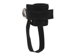 Cinturón De Tobillo Ajustable Para Máquina De Cables, Versátil Y Seguro Para Entrenamiento En Gimnasio, Negro.