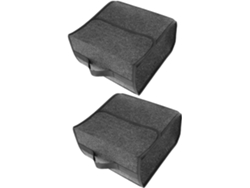 Conjunto De 2 Peças De Organizador De Porta-malas Dobrável Para Veículos.