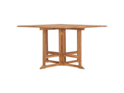 Maison Exclusive - Mesa De Comedor De Jardín Plegable Teca Maciza 110x110x75 Cm