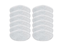 12 piezas de paño de fregado lavable para reemplazo en la aspiradora de vapor Paeu0332 y el kit de fregado de microfibra Yunzii