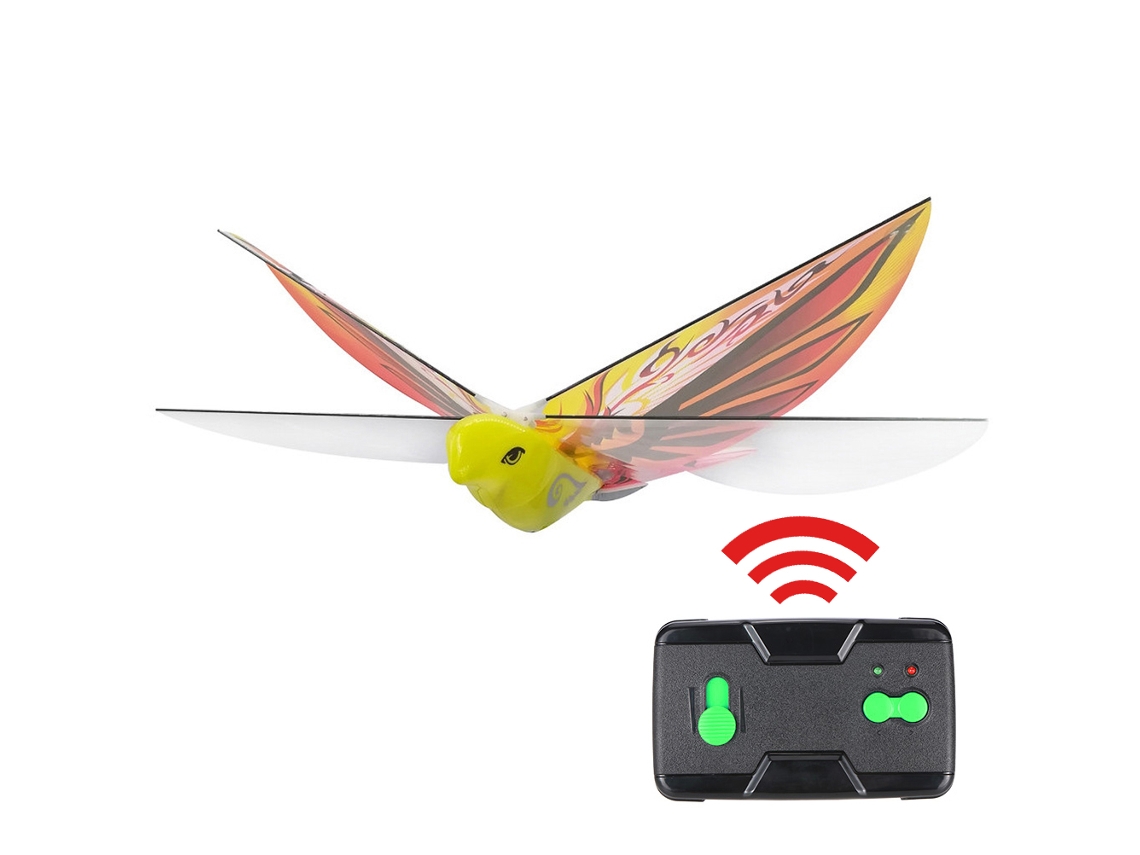-drone Aves Voladoras Electrónicas Control Remoto Ave Simulada Luminosa Juguete Ligero Duradero Para Niños