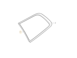 Ventana trasera izquierda Volvo XC60 II 32244125 32314883