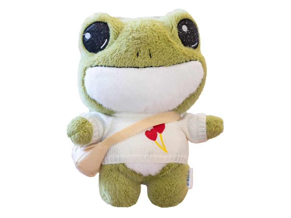 Ats-juguete De Peluche Rana 11.8 Pulgadas Cute Peluche De Animal De Peluche Muñeco Regalo Para Niños Niñas Amigos