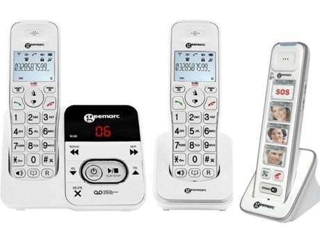 Teléfono Fijo GEEMARC Amplidect 295-2 Blanco
