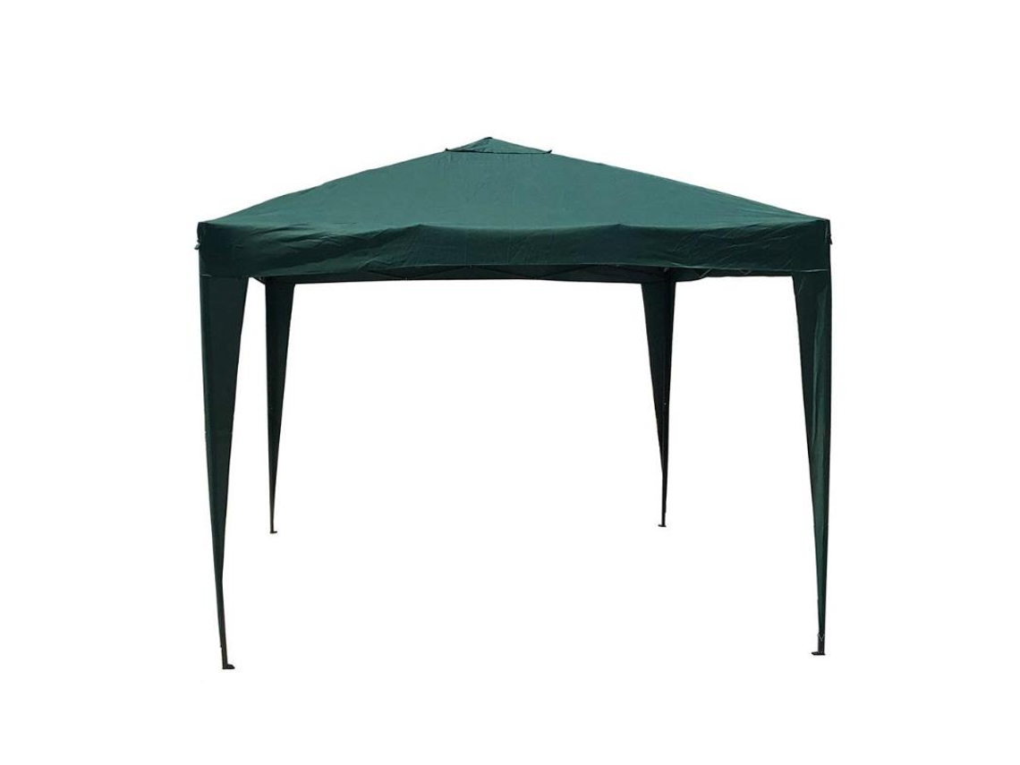 Pabellon plegable metal 3x3 m verde