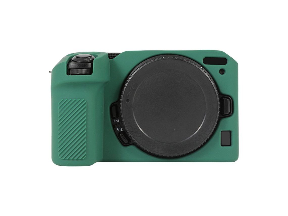 Funda protectora de silicona suave con tapa de lente para Nikon Z 30 Verde Zruxe