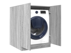 Mueble para lavadora 71x71,5x91,5 cm Gris Sonoma Lovely Home