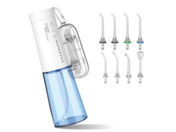 Irrigador dental UltraCare One 8 boquillas incluidas, 4 modos, 6 Niveles, Portátil