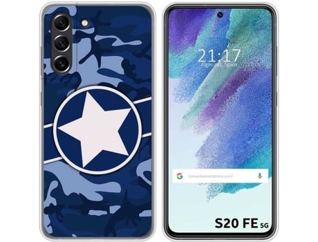 Carcasa Samsung Galaxy S21 FE 5G TUMUNDOSMARTPHONE Camuflaje 03 Multicolor