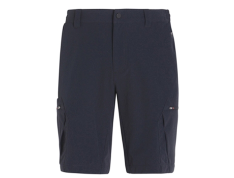 Calça SLAM Calções Cargo Active Tech Azul S Homem