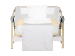 Juego de ropa de cama para cuna pequeña Kikkaboo Seally Me de 5 piezas