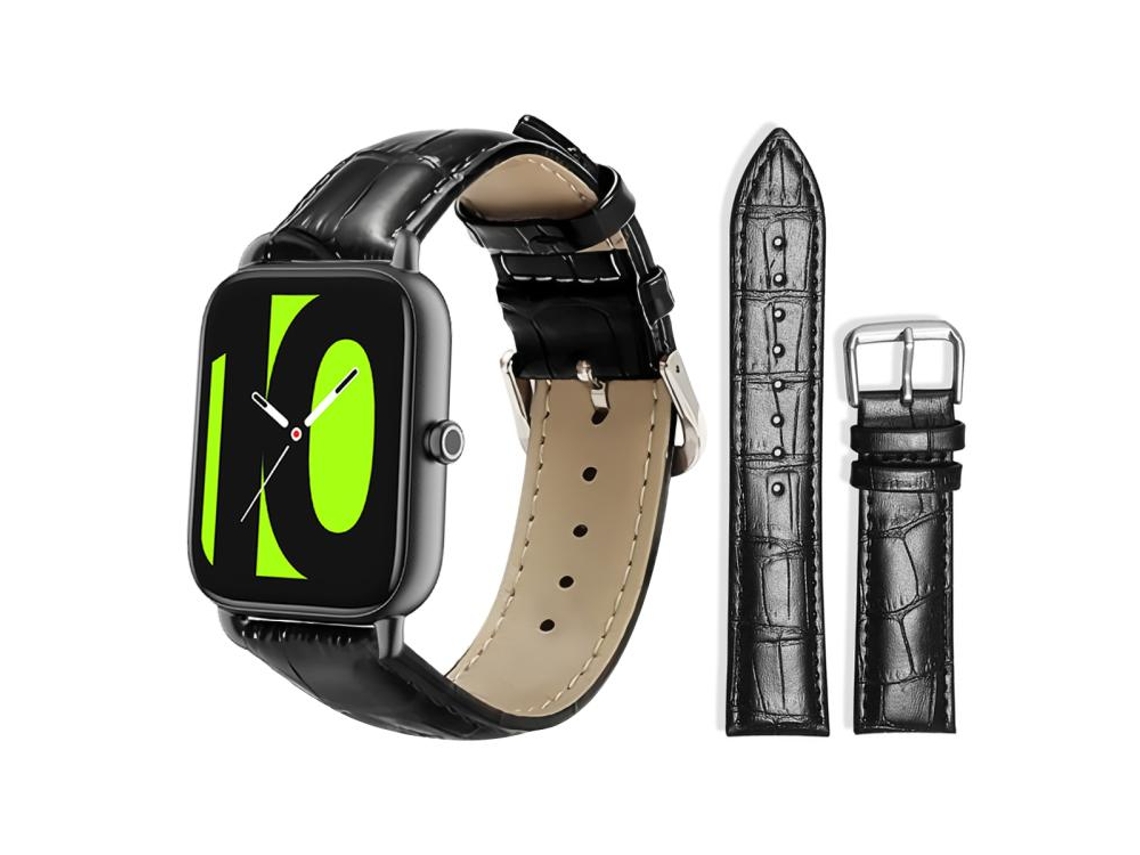 Pulsera para Xiaomi Haylou RS4 Plus LS11/LS12 - Cuero - Hebilla - Textura de bambú